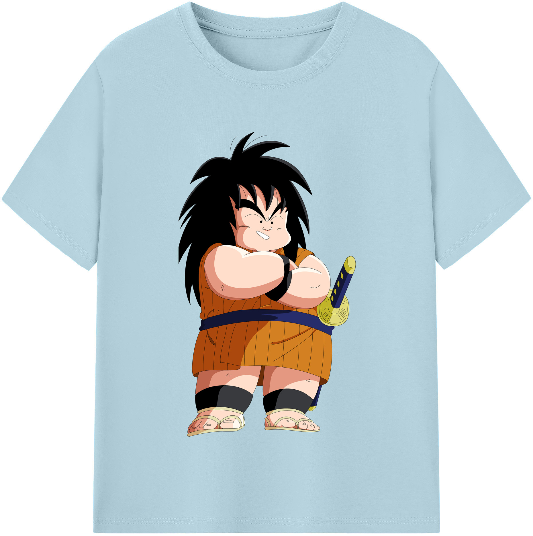 （画像用） ドラゴンボール やじろべえ DRAGON BALL Yajirobe 綿100％半袖Tシャツ（フロントプリント）